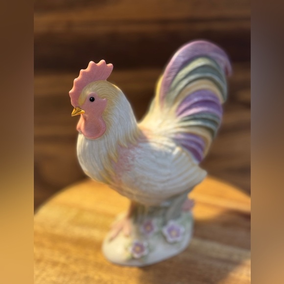 Lenox Country Gentleman Rooster Figurine Pastel - Picture 2 of 4